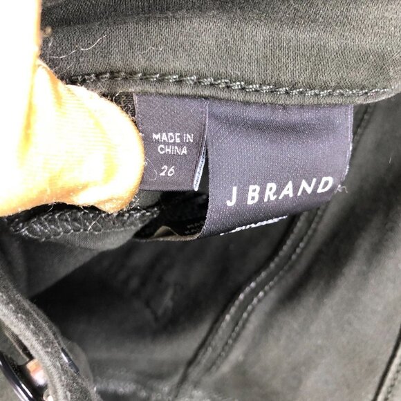 J Brand Skinny Legging Jeans Womens 26 Dark Green Mid Rise Stretch - Picture 7 of 11